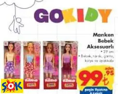 GOKİDY MANKEN BEBEK AKSESUARLI OYUNCAK